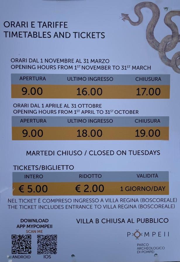 La Corte Di Poppea Torre Annunziata Eksteriør billede